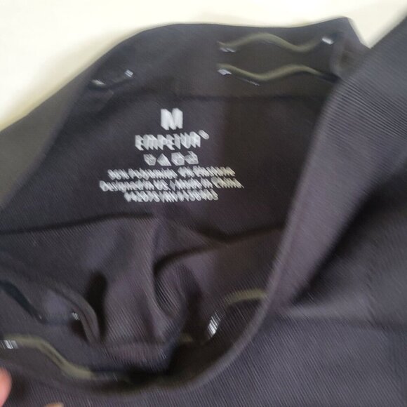 Empetua Black High Waisted Shaping Leggings #42075 Size M - Picture 2 of 5
